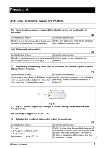 Candidate style answer - Medium band