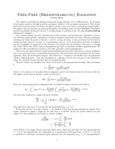 Derivation of the basic bremsstrahlung formulae