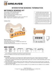 Meterbox Bonding
