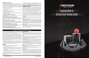 Mixing, Thinning and Application Guide - Rust