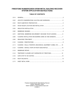 firestone rubbergard® epdm metal building recover system
