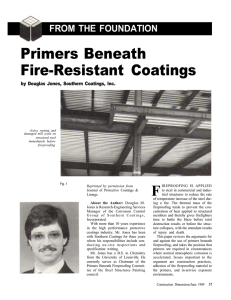 Primers Beneath Fire-Resistant Coatings