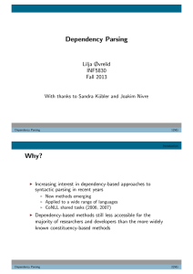 Dependency Parsing