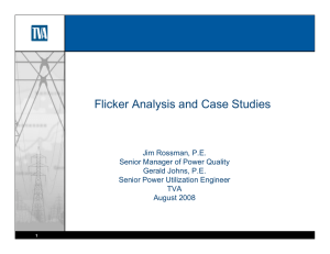 Flicker Analysis and Case Studies