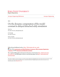 On the dynamic computation of the model constant in delayed