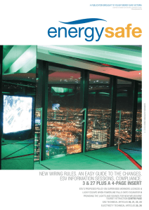 - Energy Safe Victoria