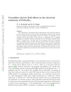 Crystalline electric field effects in the electrical resistivity of PrOs