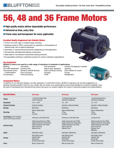 56, 48 and 36 Frame Motors