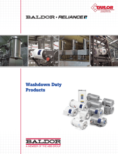 Washdown Duty Products