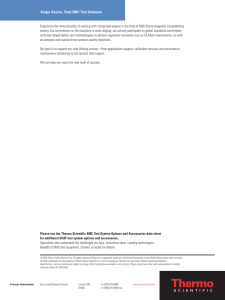 Thermo Fisher Scientific ECAT Specifications