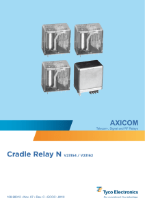 Cradle Relay N V23154 / V23162