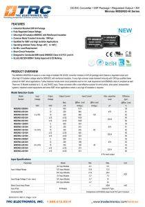Data Sheet - TRC Electronics