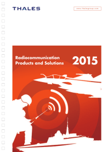 Radiocommunication Products and Solutions