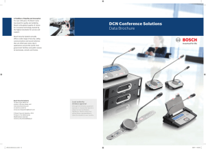 DCN Conference Solutions Data Brochure
