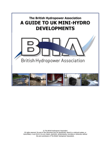 a guide to uk mini-hydro developments