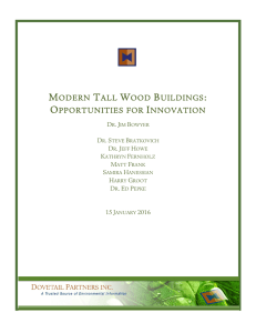 modern tall wood buildings: opportunities for