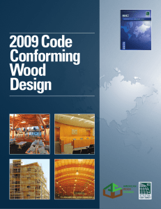 2009 Code Conforming Wood Design - ICC Codes