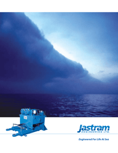 Corporate Brochure - Jastram Engineering Ltd.