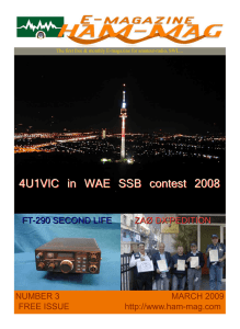 4U1VIC in WAE SSB contest 2008