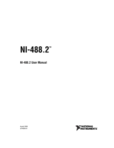 NI-488.2 User Manual
