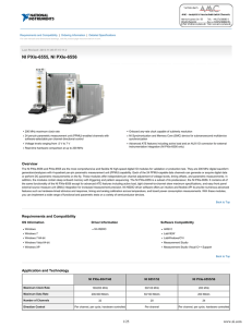 NI PXIe-6555, NI PXIe-6556 - Data Sheet