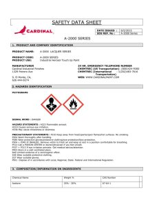 safety data sheet - Timely Industries