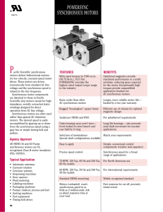 powersync synchronous motors