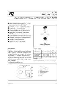 low noise dual jfet op-amps