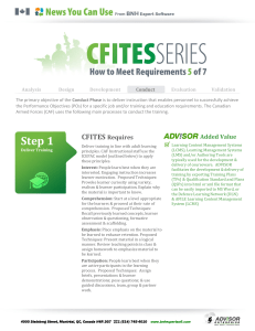 CFITES Conduct