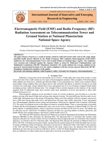 Electromagnetic Field (EMF) and Radio Frequency (RF)