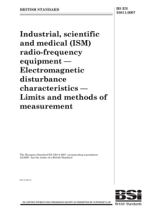 Industrial, scientific and medical (ISM) radio