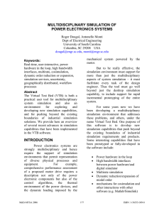 Multidisciplinary Simulation of Power Electronics Systems