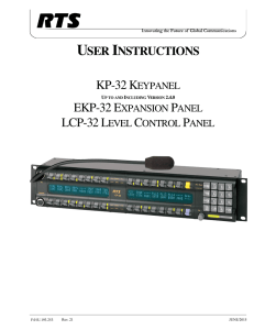 KP-32 User`s Manual