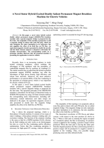 A Novel Stator Hybrid Excited Doubly Salient Permanent Magnet