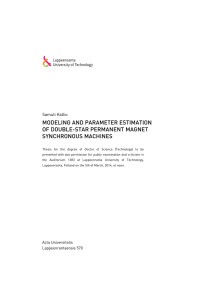 modeling and parameter estimation of double