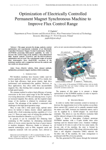 Optimization of Electrically Controlled Permanent Magnet