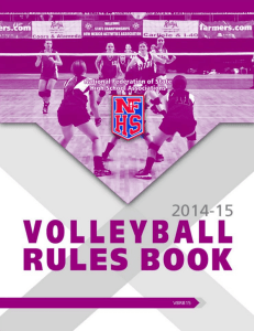 2014-15 Volleyball Rules Book