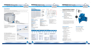 Level Control Valve