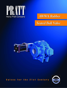 pratt awwa rubber seat ball valves