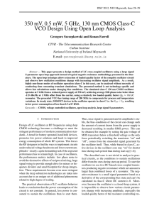 350 mV, 0.5 mW, 5 GHz, 130 nm CMOS Class