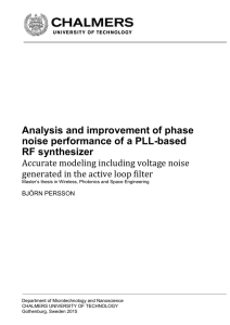 Analysis and improvement of phase noise performance of a PLL