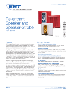 re-entrant 757 speaker series