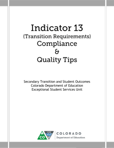 Compliance Tips - Colorado Department of Education