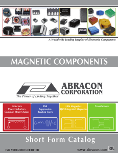 Abracon offers wide range of RJ45 Integrated Magnetics............