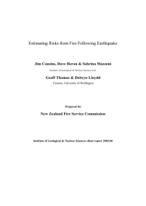 PDF: Estimating Risks from Fire Following Earthquake