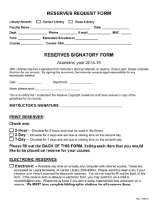 reserves signatory form