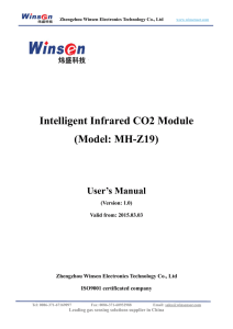 MH-Z19 NDIR CO2 Module