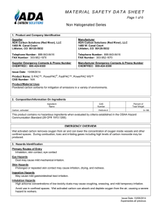 material safety data sheet