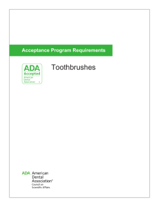 Toothbrushes - American Dental Association