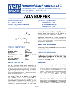 ada buffer - National Biochemicals Corp.